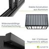 Juskys Wintergarten 15 m² - mit kristallklaren Wänden, Doppel-Schiebetüren & UV-Schutz - wasserdicht & winterfeste Überdachung aus Aluminium - Grau Bild 5