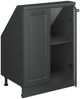 Küchenschrank für Dachschrägen R-Line Anthrazit Landhaus 60 cm mit 2 Türen Vicco Bild 4
