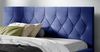 Polsterbett Schlafzimmerbett LORENA 140x200cm Standard in Stoff Alova Blau Bild 2