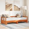 vidaXL Tagesbett Ausziehbar mit Matratzen 90x200 cm Massivholz Kiefer 3321043 Bild 3