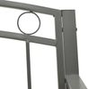 vidaXL Gartenbank Grau 120 cm Stahl 319586 Bild 5