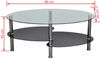 vidaXL Couchtisch mit Exklusivem Design Schwarz 240509 Bild 4