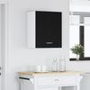 vidaXL Hängeschrank Schwarz Eichen-Optik 50 x 31 x 60 cm Holzwerkstoff 863142 Bild 4