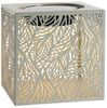 Dehner LED Solarleuchte Olea, Solar-Laterne, B20 x H20 x T20 cm, Metall & Kunststoff, Warmweiß, Dämmerungssensor, Solar Bild 2