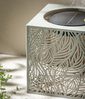 Dehner LED Solarleuchte Olea, Solar-Laterne, B20 x H20 x T20 cm, Metall & Kunststoff, Warmweiß, Dämmerungssensor, Solar Bild 4