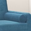 vidaXL Zierkissen 2 Stk. Blau Ø15x50 cm Samt 349518 Bild 5