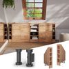 Dachschrägenschrank Rion Goldkraft Eiche 15 x 81.6 cm mit 4 Fächern Vicco Bild 4