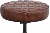 Casa Padrino Industrie Stil Hocker Schwarz / Braun H. 50 cm - Industrie Stil Möbel Bild 2