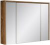 Badezimmer-Spiegelschrank mit Beleuchtung 100 cm breit HARLOW-56 Eiche Dekor, B/H/T ca. 100/75-80/16 Bild 5