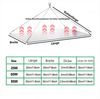 MUPOO Pflanzenlampe LED-Wachstumslicht Vollspektrum Grow Lampe Quantum Cannabis Lampe, 30X30cm, 65W, LED fest integriert, Warmweiß, Weiß, Rot, Infrarot, UV Bild 2