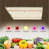 MUPOO Pflanzenlampe LED-Wachstumslicht Vollspektrum Grow Lampe Quantum Cannabis Lampe, 30X30cm, 65W, LED fest integriert, Warmweiß, Weiß, Rot, Infrarot, UV Bild 1