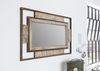 Spiegel Mango 76x4x122 braun lackiert HEAVY INDUSTRY #255 Bild 5