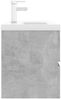 vidaXL Waschbeckenunterschrank mit Einbaubecken Betongrau Spanplatte [3071661] Bild 5