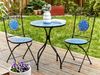 Bistro Set CIGLIANO Metall Schwarz Bild 3
