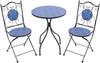 Bistro Set CIGLIANO Metall Schwarz Bild 4