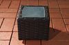 CLP Polyrattan Blumenkübel Laura S,schwarz Bild 5