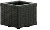 CLP Polyrattan Blumenkübel Laura S,schwarz Bild 2