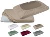 beties Kissenbezug BasicSoft, (1 Stück), Premium Feinjersey Nackenstützkissen-Spannbezug 40x70 cm plaza-taupe Bild 4