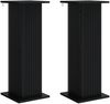 vidaXL Pflanzenständer 2 pcs Schwarz 30,5 x 30 x 80,5 cm Holzwerkstoff 899765 Bild 2