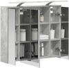 vidaXL Badezimmerspiegelschrank Beton Grau 73,5 x 16 x 62,5 cm 889178 Bild 3