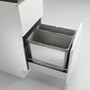 NABER Abfallsorter 24,5 (16+8,5) Liter COX® BOX 360 S/400-1 für 40 cm Schrankbreite Bild 3