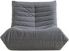 Bodensessel Kodsø 75x90x100 cm Cord Grau [en. casa] Bild 5