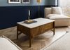 Couchtisch Mango 100x60x45 braun geölt / echter Marmor LOS ANGELES #05 Bild 3