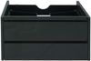 Waschbeckenunterschrank HWC-B19, Waschtischunterschrank Waschtisch Badezimmer, hochglanz Soft-Close 50x80cm ~ schwarz Bild 3