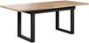 trendteam smart living - Universal - Esstisch - Schwarz/Evoke Eiche - ausziehbarer Esszimmertisch mit Metallfüßen - (BxHxT) 160-200 x 76 x 80 cm - Tisch geeignet für Küche, ESS- oder Wohnzimmer Bild 5