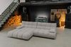 KAWOLA Sofa VIVIEN Ecksofa Feincord grau Longchair links 85 x 178 x 290 cm Bild 4