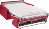 Schlafsofa 2-Sitzer CALIFE - Rot - Liegefläche: 120 cm - Matratzenhöhe: 18 cm Bild 3