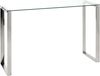 Konsolentisch aus Glas/ Metall, ca. 120x40 cm Bild 1