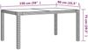 vidaXL 5-tlg. Garten-Essgruppe mit Kissen Poly Rattan Beige 3094903 Bild 3