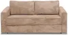 Vente-unique - LORETO Sofa SamtStoff Schokoladenbraun - B 223 cm95 cm x H 90 cm x L 215 cm Bild 2