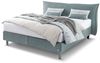 Senta Boxspringbett braun Uni-Stoff 227cm x 222cm x 115cm Bild 2