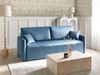 Schlafsofa 3-Sitzer EGGE Samtstoff Blau Bild 3
