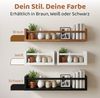 PEGSEN Deko-Wandregal Regal Set aus Echtholz Schweberegal für Deko Kinderzimmer, Set 4-tlg, flexibel kombinierbar Bild 1