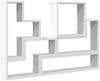 vidaXL Wandregal Weiß 96x12x64 cm Holzwerkstoff 840800 Bild 2