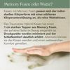 Traumreiter Seitenschläferkissen J Visco Seitenschläferkissen mit Memory Foam Support Bild 4