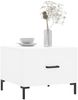 vidaXL Couchtisch Weiß 50x50x40 cm Holzwerkstoff 829396 Bild 3