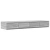 vidaXL Aufbewahrungsbettgestell Graues Sonoma 120 cm Holzwerkstoff 3335634 Bild 5
