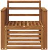 vidaXL Outdoor-Sofagarnitur Natur 71 x 63 x 73 cm Massivholz Akazie 3436349 Bild 3