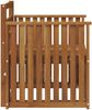 vidaXL Outdoor-Sofagarnitur Natur 71 x 63 x 73 cm Massivholz Akazie 3436349 Bild 4