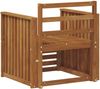 vidaXL Outdoor-Sofagarnitur Natur 71 x 63 x 73 cm Massivholz Akazie 3436349 Bild 5