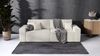 AX LIVING Cord Sofa Talaton 248cm Creme Sofa mit Kissen Schlaffunktion Bild 2