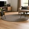 Wollteppich - AstroAura 180 x 180 cm - grau - rund Bild 2