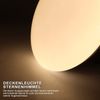 ZMH Deckenlampe LED Deckenleuchte Schlafzimmer - Ø30cm Schlafzimmerlampe Sternenhimmel Badlampe Warmweiß Rund Deckenbeleuchtung 18W Flurlampe IP44 für Kinderzimmer Küche Flur Badezimmer Wohnzimmer Bild 3