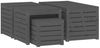 vidaXL 4-tlg. Gartenbox-Set Grau Massivholz Kiefer 3154668 Bild 5