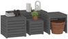 vidaXL 4-tlg. Gartenbox-Set Grau Massivholz Kiefer 3154668 Bild 4