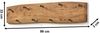 Kobolo Garderobenständer Garderobe Wandgarderobe aus Mangoholz mit 9 Haken, (1 St) Bild 4